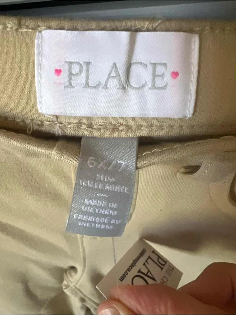 The Children's Place Khaki/Tan Girls Stretch Legging pants